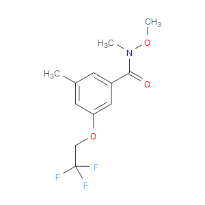 N-methoxy-N,3-dimethyl-5-(2,2,2-trifluoroethoxy)benzamide
