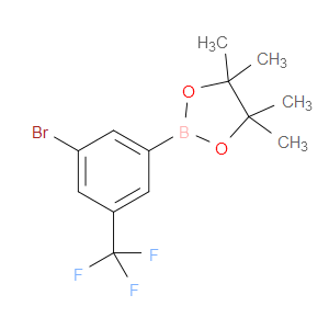 2-(3-Bromo-5-(trifluoromethyl)phenyl)-4,4,5,5-tetramethyl-1,3,2-dioxaborolane