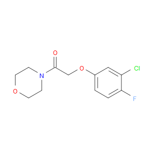 2-(3-Chloro-4-fluorophenoxy)-1-(4-morpholinyl)ethanone