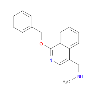 N-Methyl-1-(phenylmethoxy)-4-isoquinolinemethanamine