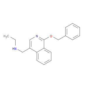 N-Ethyl-1-(phenylmethoxy)-4-isoquinolinemethanamine