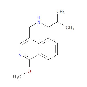 1-Methoxy-N-(2-methylpropyl)-4-isoquinolinemethanamine