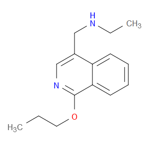 N-Ethyl-1-propoxy-4-isoquinolinemethanamine