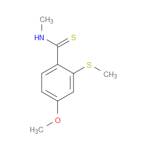 4-Methoxy-N-methyl-2-(methylthio)benzenecarbothioamide