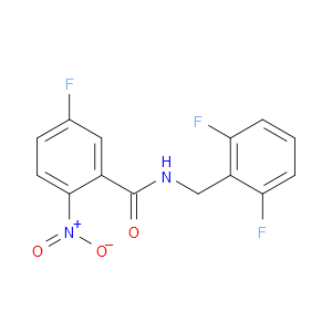 N-(2,6-difluorobenzyl)-5-fluoro-2-nitrobenzamide