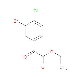 ethyl 2-(3-bromo-4-chlorophenyl)-2-oxoacetate