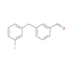 3-(3-fluorobenzyl)benzaldehyde