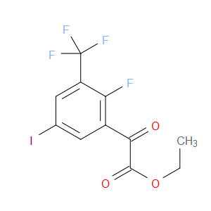 ethyl 2-(2-fluoro-5-iodo-3-(trifluoromethyl)phenyl)-2-oxoacetate