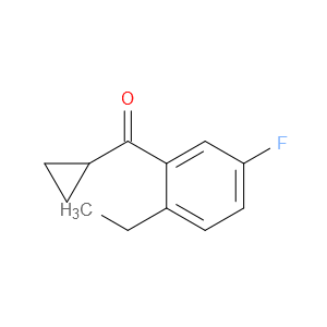cyclopropyl(2-ethyl-5-fluorophenyl)methanone