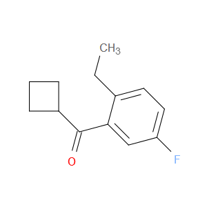 cyclobutyl(2-ethyl-5-fluorophenyl)methanone