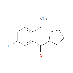 cyclopentyl(2-ethyl-5-fluorophenyl)methanone
