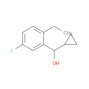 cyclopropyl(2-ethyl-5-fluorophenyl)methanol