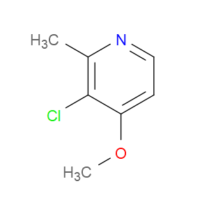 Pyridine, 3-chloro-4-methoxy-2-methyl-