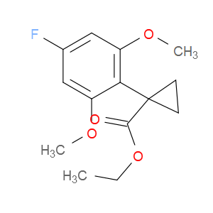 Ethyl 1-(4-fluoro-2,6-dimethoxyphenyl)cyclopropanecarboxylate