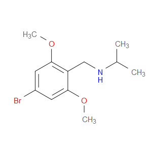 Benzenemethanamine, 4-bromo-2,6-dimethoxy-N-(1-methylethyl)-