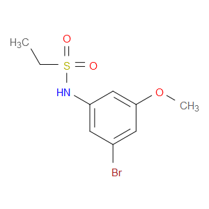 Ethanesulfonamide, N-(3-bromo-5-methoxyphenyl)-
