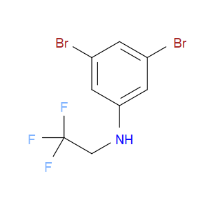 3,5-Dibromo-N-(2,2,2-trifluoroethyl)benzenamine