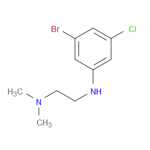 N2-(3-Bromo-5-chlorophenyl)-N1,N1-dimethyl-1,2-ethanediamine
