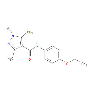 N-(4-Ethoxyphenyl)-1,3,5-trimethyl-1H-pyrazole-4-carboxamide
