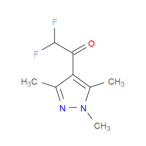 Ethanone, 2,2-difluoro-1-(1,3,5-trimethyl-1H-pyrazol-4-yl)-
