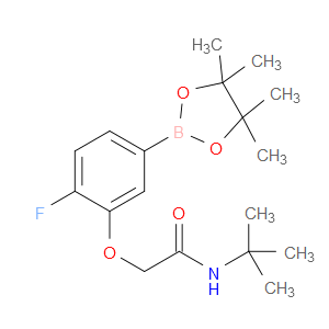 N-(1,1-Dimethylethyl)-2-[2-fluoro-5-(4,4,5,5-tetramethyl-1,3,2-dioxaborolan-2...