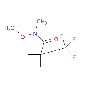 N-methoxy-N-methyl-1-(trifluoromethyl)cyclobutanecarboxamide