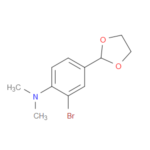 2-bromo-4-(1,3-dioxolan-2-yl)-N,N-dimethylaniline