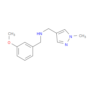 N-(3-Methoxybenzyl)-1-(1-methyl-1H-pyrazol-4-yl)methanamine