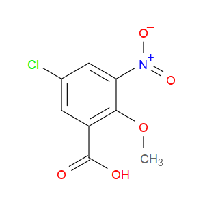 5-Chloro-2-methoxy-3-nitrobenzoic acid
