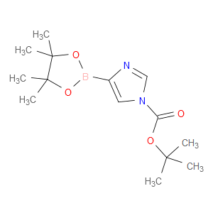 tert-Butyl 4-(4,4,5,5-tetramethyl-1,3,2-dioxaborolan-2-yl)-1H-imidazole-1-carboxylate