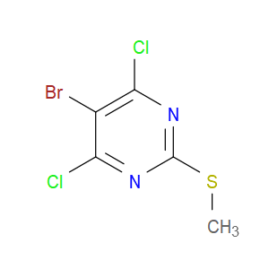 5-Bromo-4,6-dichloro-2-(methylthio)pyrimidine