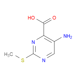 5-Amino-2-(methylthio)pyrimidine-4-carboxylic acid