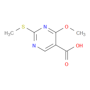 4-Methoxy-2-(methylthio)-5-pyrimidinecarboxylic acid