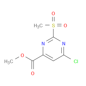 Methyl 6-chloro-2-(methylsulfonyl)pyrimidine-4-carboxylate