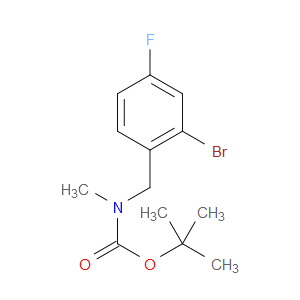 tert-Butyl (2-bromo-4-fluorobenzyl)(methyl)carbamate