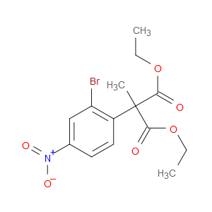 Diethyl 2-(2-bromo-4-nitrophenyl)-2-methylmalonate