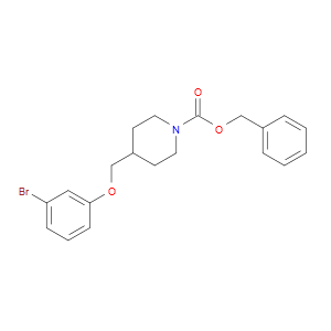 Benzyl 4-((3-bromophenoxy)methyl)piperidine-1-carboxylate
