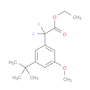 ethyl 2-(3-(tert-butyl)-5-methoxyphenyl)-2,2-difluoroacetate