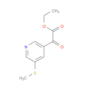ethyl 2-(5-(methylthio)pyridin-3-yl)-2-oxoacetate