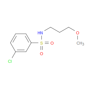 3-Chloro-N-(3-methoxypropyl)benzenesulfonamide