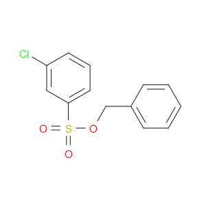 Phenylmethyl 3-chlorobenzenesulfonate