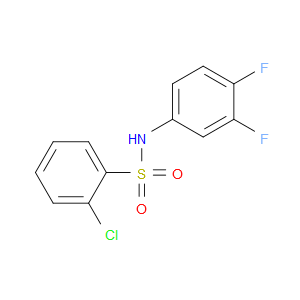 2-Chloro-N-(3,4-difluorophenyl)benzenesulfonamide
