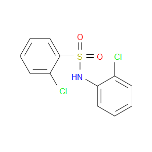 2-Chloro-N-(2-chlorophenyl)benzenesulfonamide