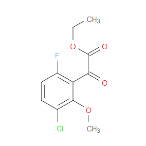 ethyl 2-(3-chloro-6-fluoro-2-methoxyphenyl)-2-oxoacetate