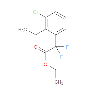 ethyl 2-(3-chloro-2-ethylphenyl)-2,2-difluoroacetate