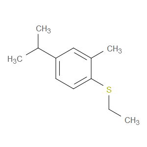 ethyl(4-isopropyl-2-methylphenyl)sulfane