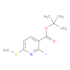 tert-butyl 2-fluoro-6-(methylthio)nicotinate