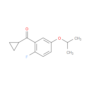 cyclopropyl(2-fluoro-5-isopropoxyphenyl)methanone