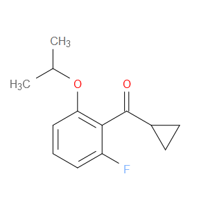 cyclopropyl(2-fluoro-6-isopropoxyphenyl)methanone