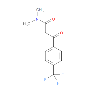 N,N-Dimethyl-β-oxo-4-(trifluoromethyl)benzenepropanamide